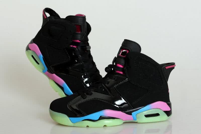 Air Jordan 6 Black And Green Women 3