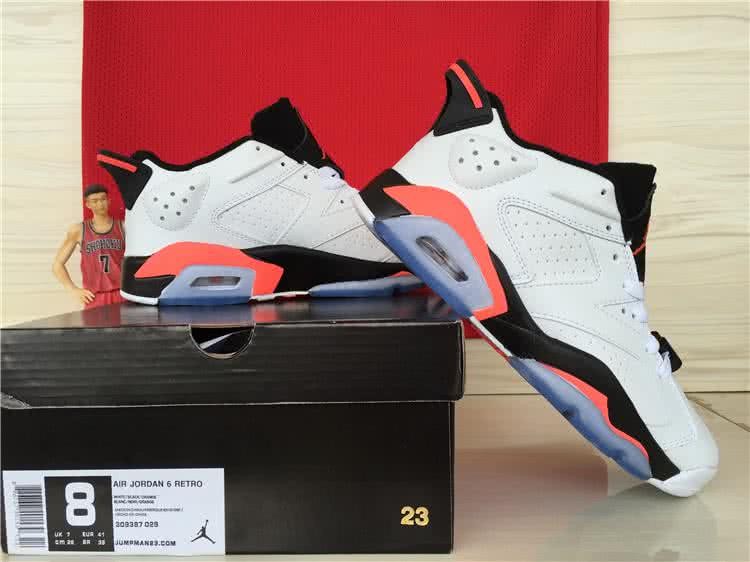 Air Jordan 6 Black And White Men 3
