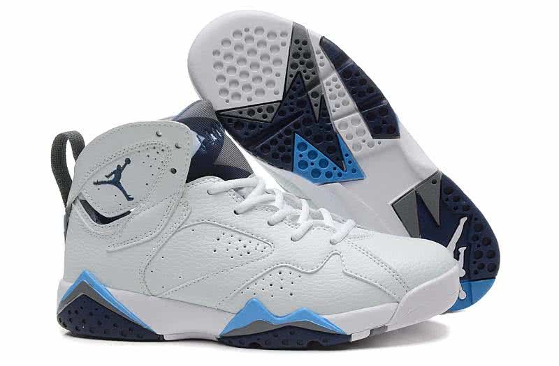 Air Jordan 7 White And Blue Women 1