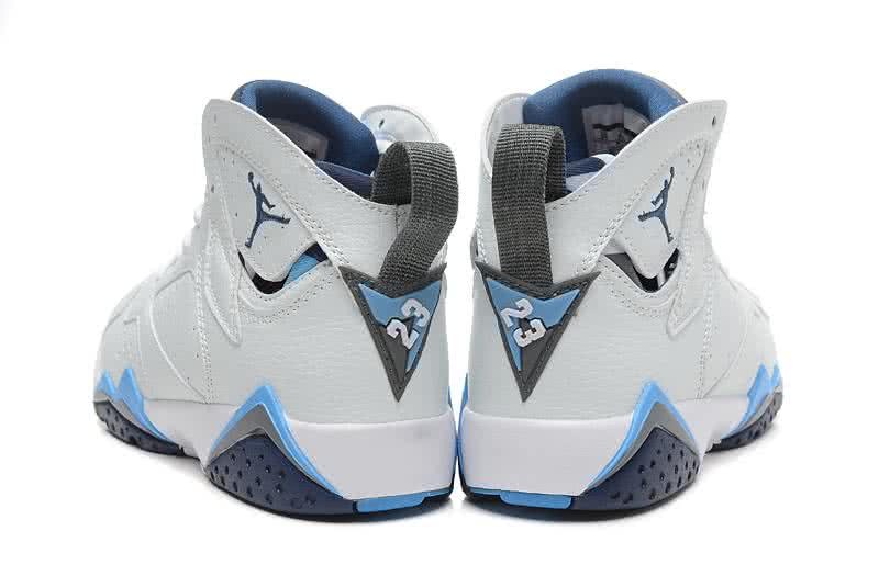 Air Jordan 7 White And Blue Women 4