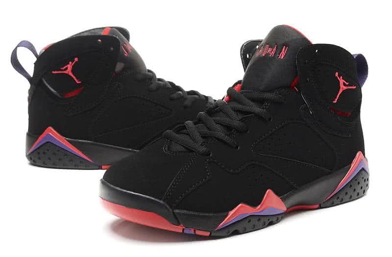 Air Jordan 7 Red And Black Women 3