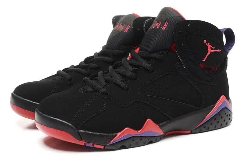 Air Jordan 7 Red And Black Women 4