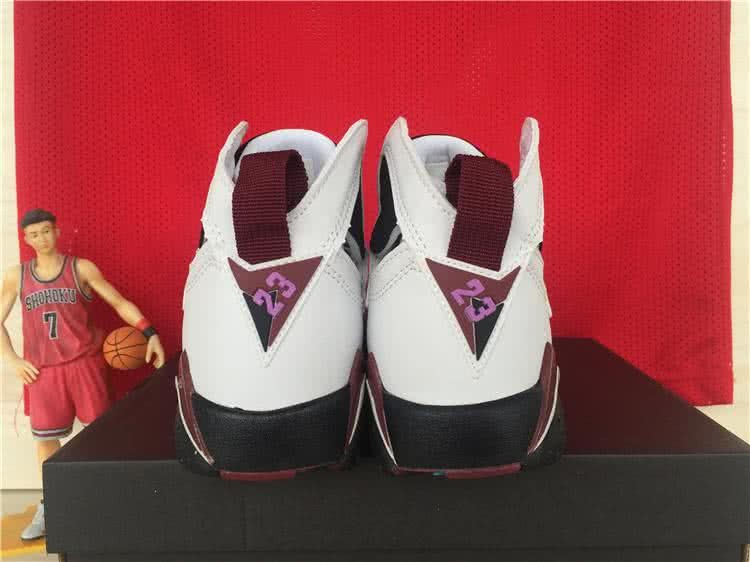 Air Jordan 7 GS Fuchsia Glow White And Purple Women 3