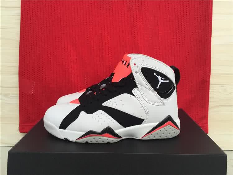Air Jordan 7 White Red And Black Women 3