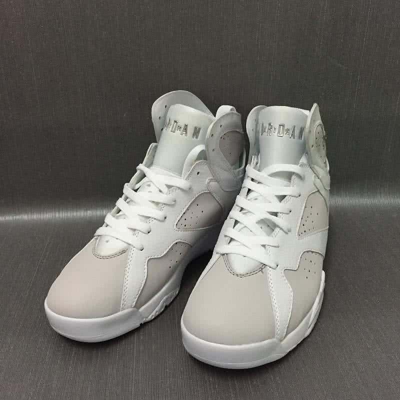 Air Jordan 7 White And Grey Women/Men 5