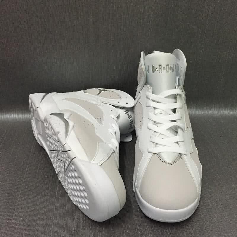 Air Jordan 7 White And Grey Women/Men 6