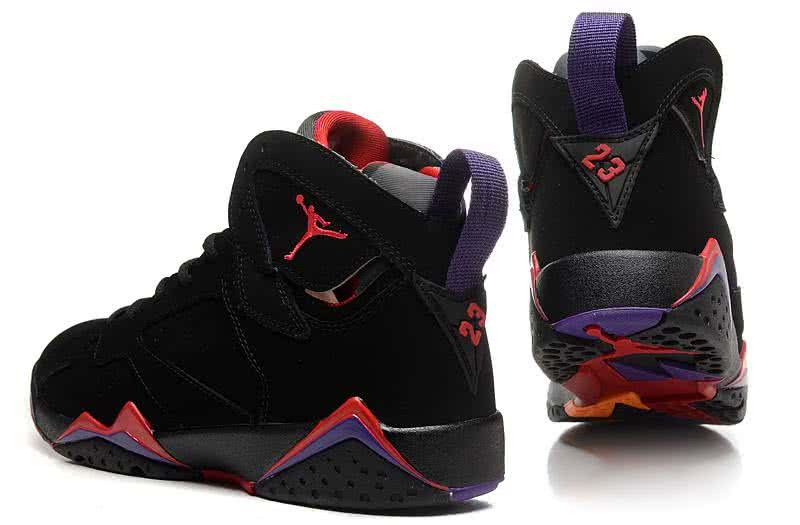 Air Jordan 7 Black And Red Women 5