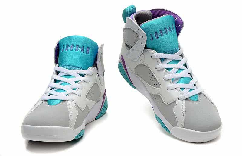 Air Jordan 7 White And Blue Men 3