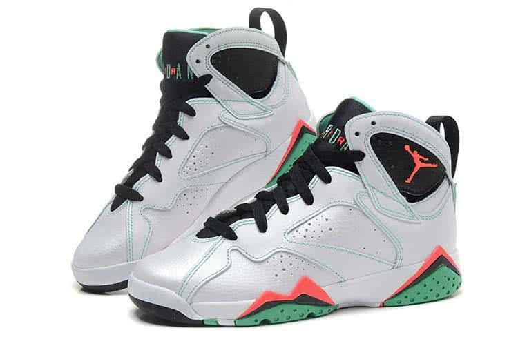 Nike Air Jordan 7 Verde GS White And Green Women 6