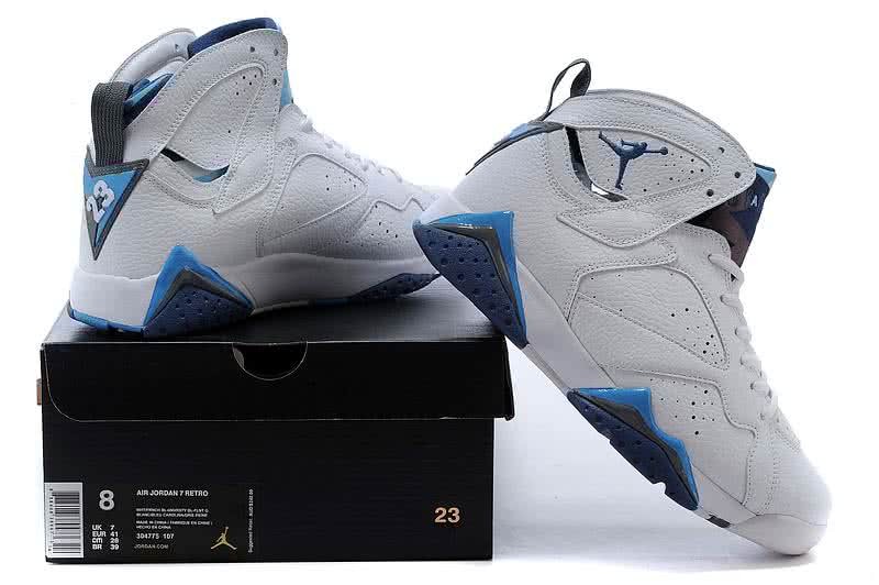Air Jordan 7 Retro French Blue White Men 2