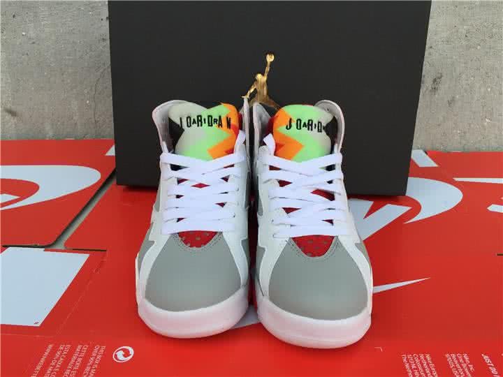 Air Jordan 7 White And Grey Women 5