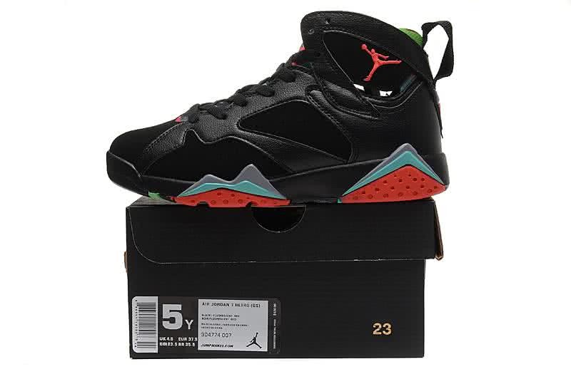 Air Jordan 7 Black And Red Women 6