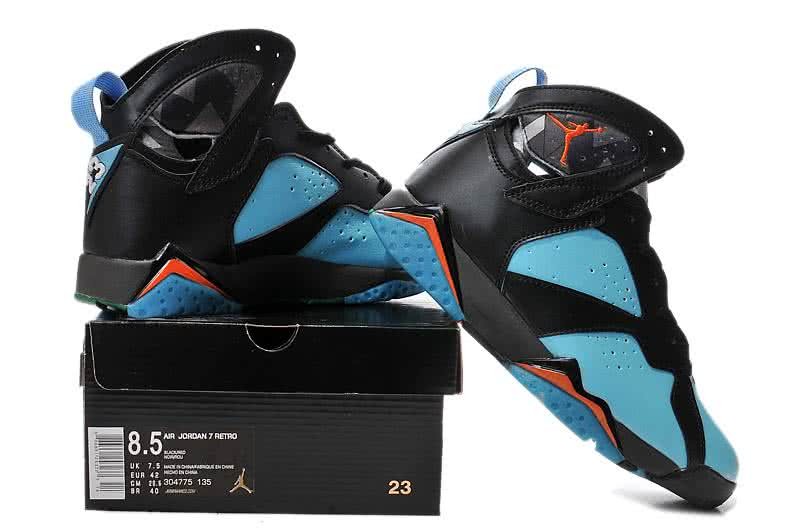 Air Jordan 7 Blue And Black Men 2