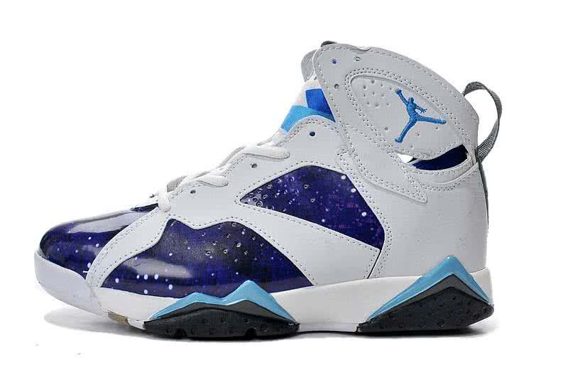 Air Jordan 7 White And Blue Men 3