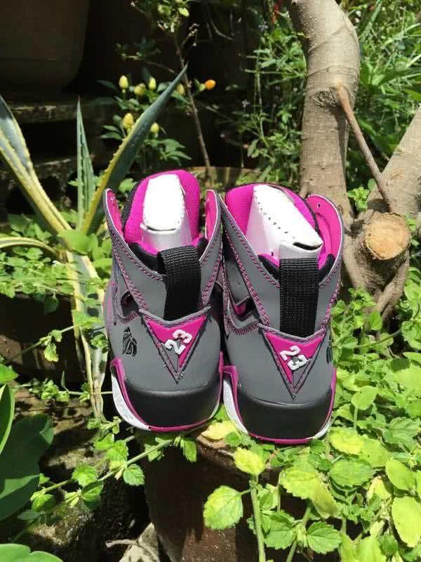 Air Jordan 7 Grey And Red Women 5