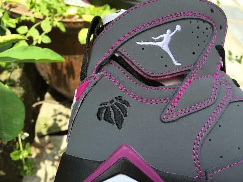 Air Jordan 7 Grey And Red Women 6