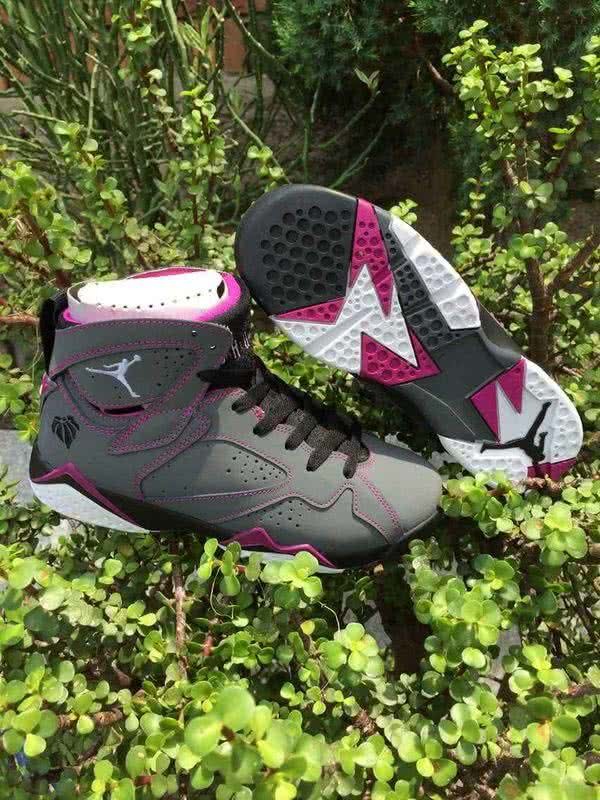 Air Jordan 7 Grey And Red Women 1