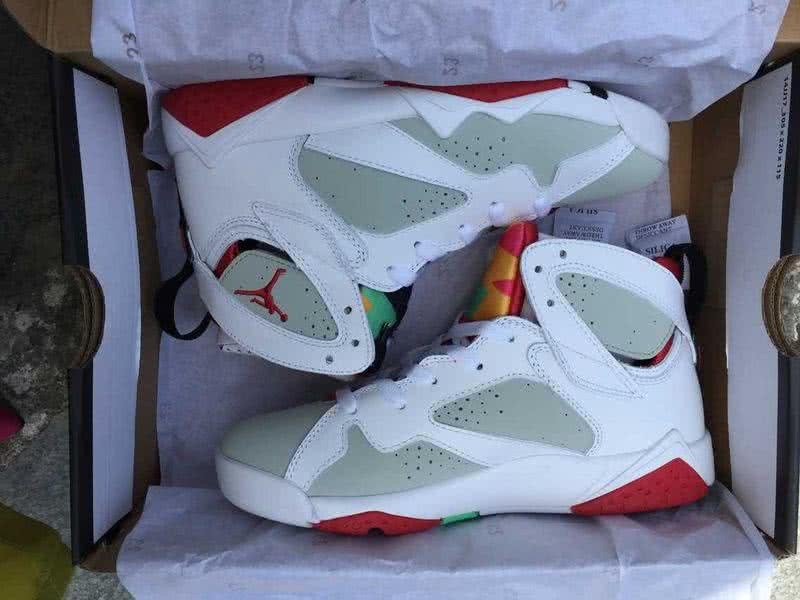 Air Jordan 7 Grey And White Women 2