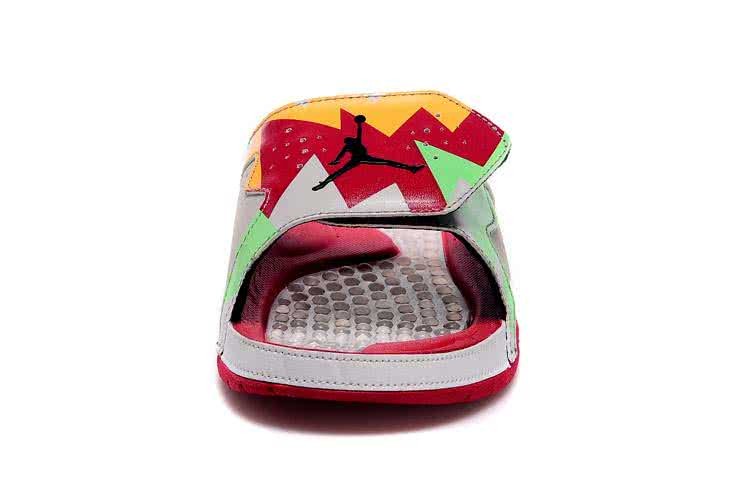 Air Jordan 7 Hydro VII Retro Slipper White And Red Men 4