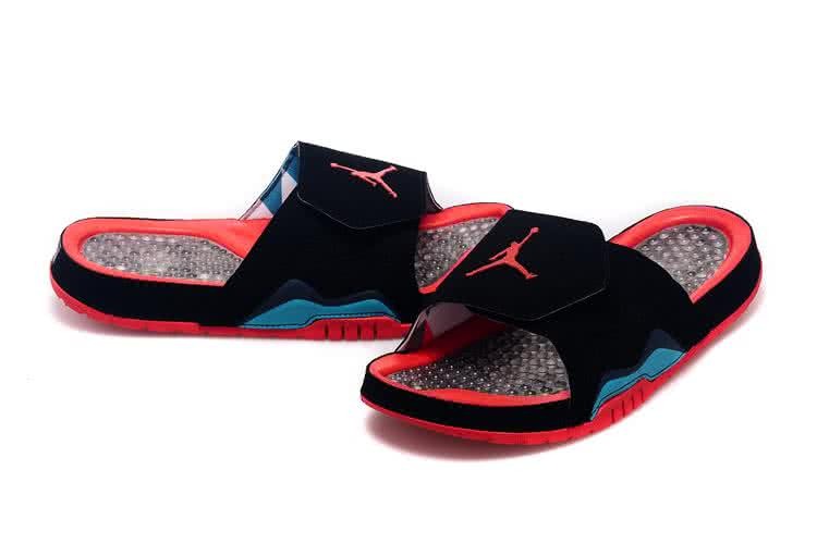 Air Jordan 7 Hydro VII Retro Slipper Black And Red Men 2