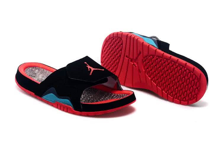 Air Jordan 7 Hydro VII Retro Slipper Black And Red Men 1