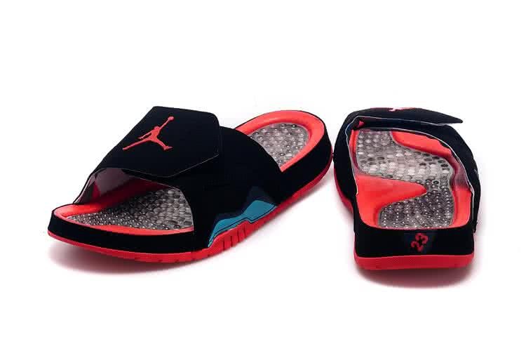 Air Jordan 7 Hydro VII Retro Slipper Black And Red Men 3