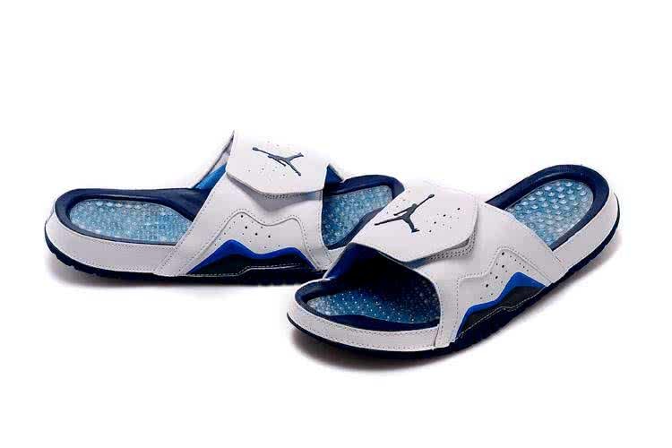 Air Jordan 7 Hydro VII Retro Slipper Blue And White Men 2