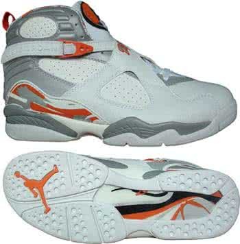 Air Jordan 8 Grey And Red Men 1