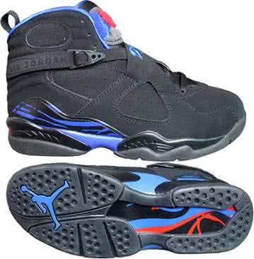 Air Jordan 8 Grey And Blue Men 1