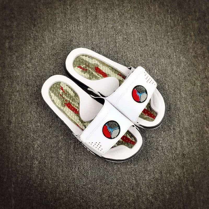 Air Jordan 8 Slipper Red And White Men 1