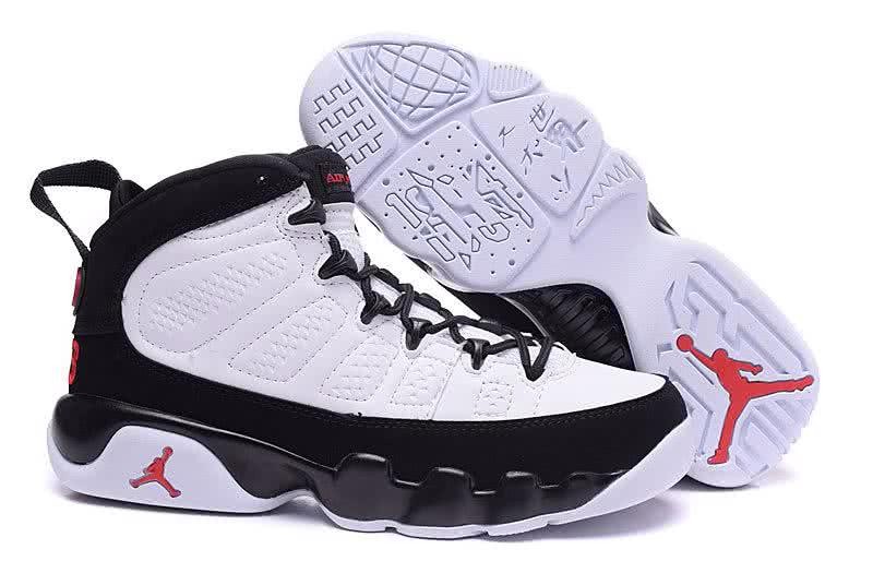 Air Jordan 9 Black And White Women 3