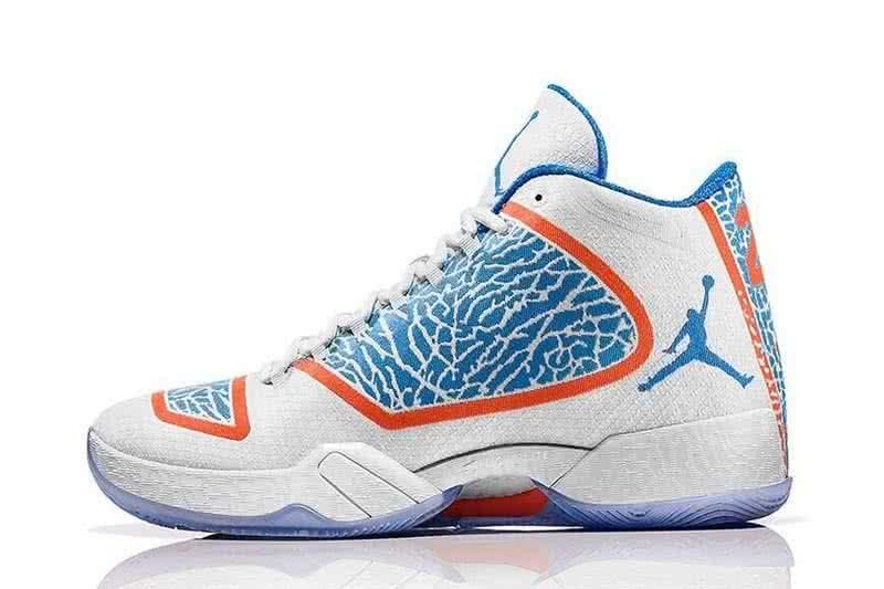 Air Jordan 9  White And Orange Men 1