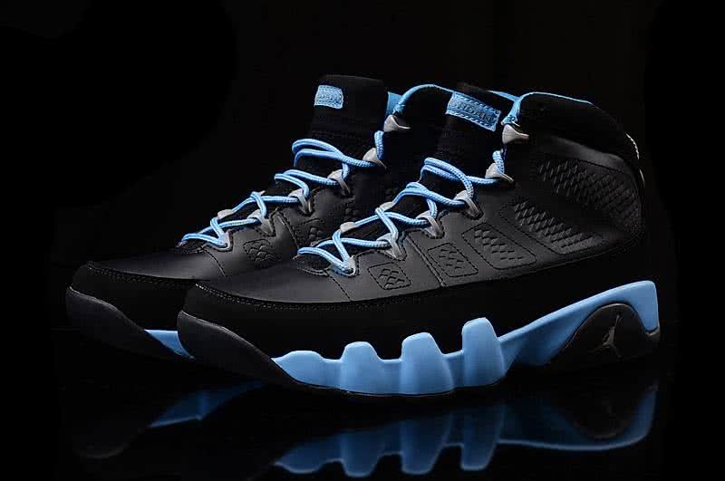 Air Jordan 9  Black And Blue Women 3