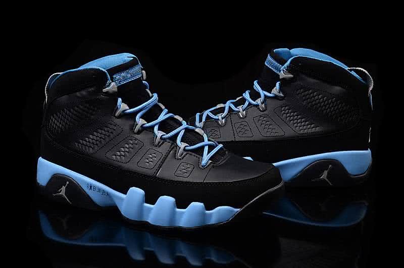Air Jordan 9  Black And Blue Women 4