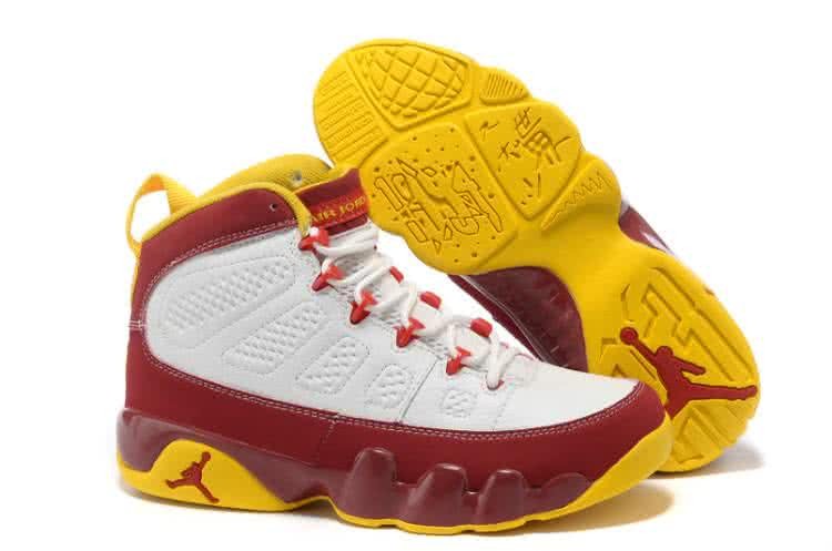 Air Jordan 9 Red And White Men 1