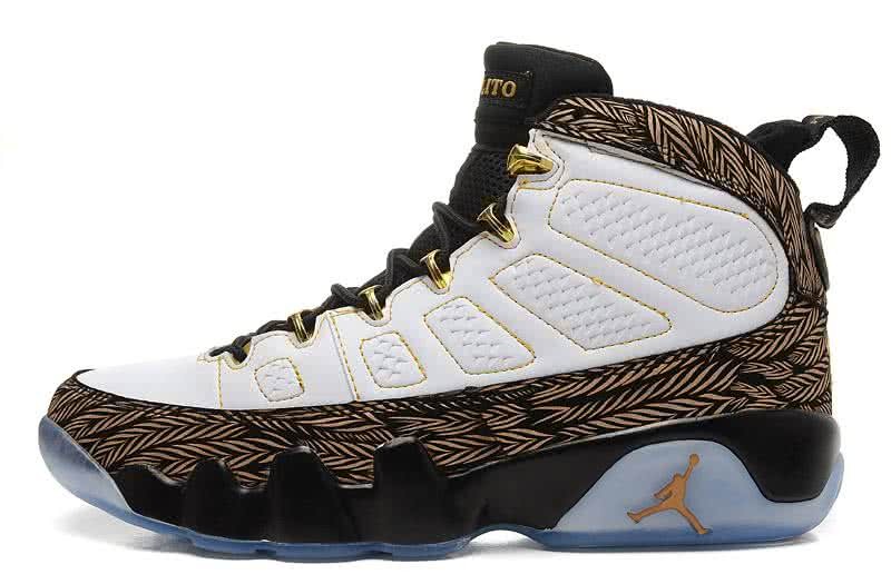Air Jordan 9 Brown And White Men 1