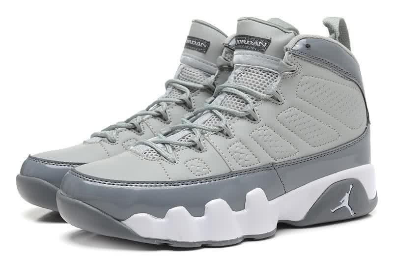 Air Jordan 9 White And Grey Men 2