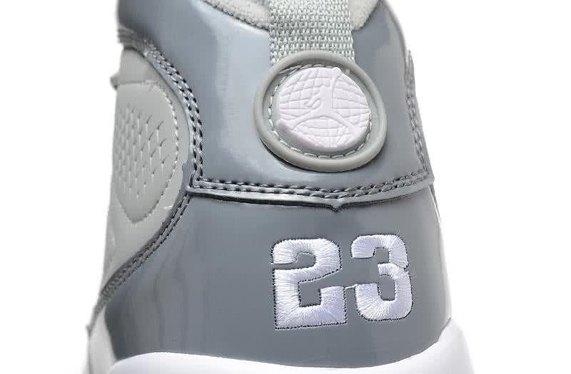 Air Jordan 9 White And Grey Men 7