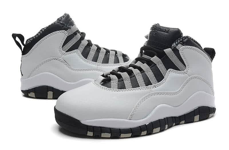 Air Jordan 10 White And Black Women 4