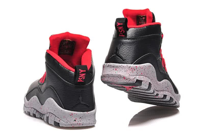 Air Jordan 10 Red And Black Men 3