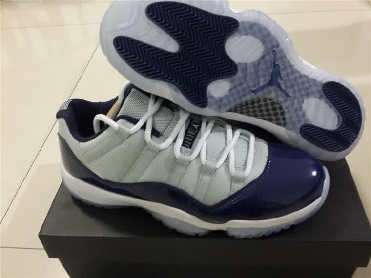Air Jordan 11 Navy And White Men And Women 1