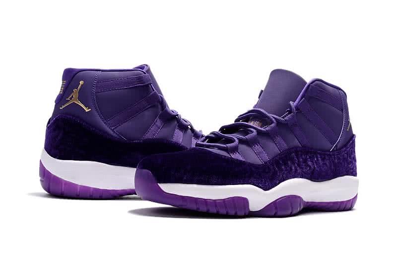 Air Jordan11 Low Top Purple Men 4