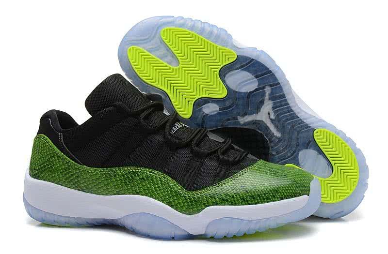 Air Jordan 11 Low Top Black And Green Men 1