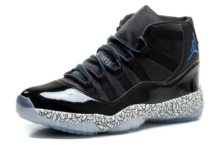 Air Jordan 11 Luminous Black Upper Men 4