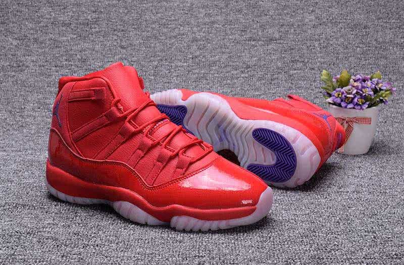 Air Jordan 11 All Red Men 8