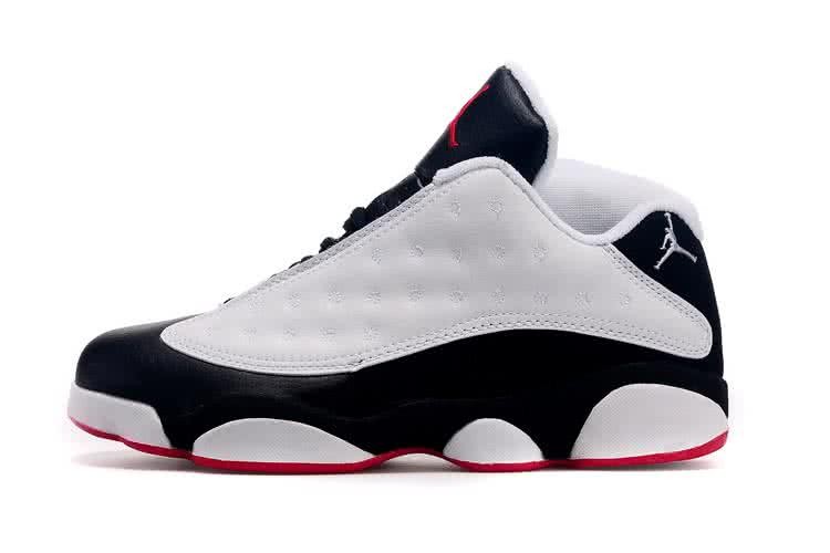 Air Jordan 13 White And Black Upper Men 2