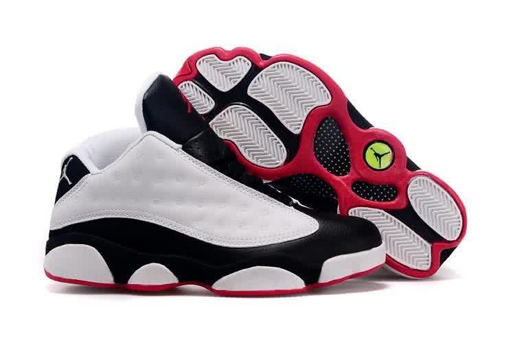 Air Jordan 13 White And Black Upper Men 1