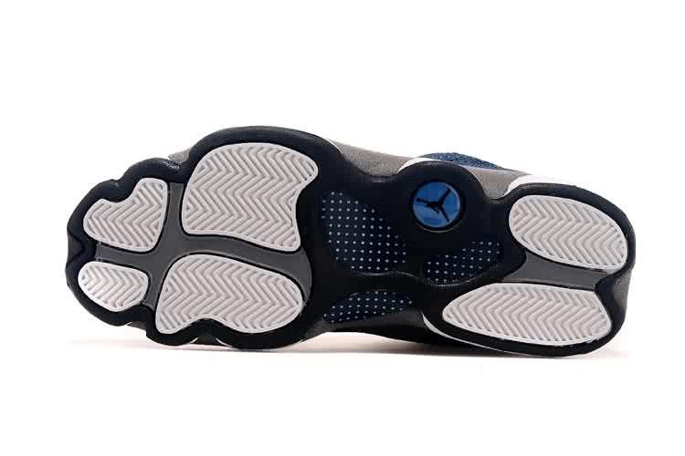 Air Jordan 13 White Blue And Grey Men 4