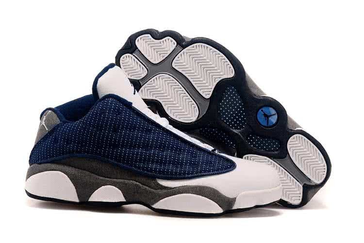 Air Jordan 13 White Blue And Grey Men 1