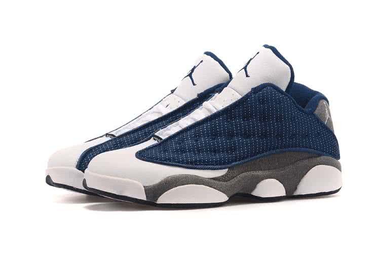 Air Jordan 13 White Blue And Grey Men 6